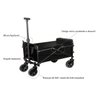 Carrinho Vagao Dobravel Camping Rua Ar Livre Compras Carga Pesada Gatos Caes Pet Portatil Multiuso - 2