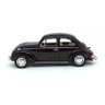 Super Carrinho de Ferro Miniatura Fusca Carros Brinquedo 1:32 Cor Preto - 3