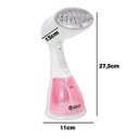 Ver imagem 5 de Ferro Passar Roupas a Vapor Passadeira Vertical 300ml 1350w Rosa 220v