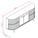 Ver imagem 2 de Aparador Buffet Mônaco Cumaru / Opala - Madetec