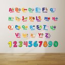 Ver imagem 3 de Adesivo Alfabeto Infantil Números Coloridos Criança