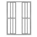 Ver imagem 3 de PORTA BALCÃO 4 FOLHAS L25 - BRILHANTE 2,10 X 2,00