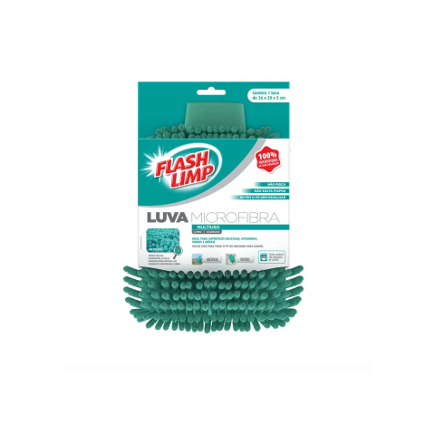 Luva Microfibra Flashlimp