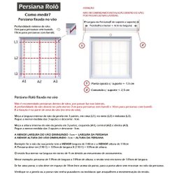 CORTINA PERSIANA ROLO TELA SOLAR 5% 0,40 Larg X 0,85 Alt:Bege - 8