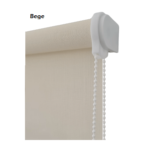 CORTINA PERSIANA ROLO TELA SOLAR 5% 0,40 Larg X 0,85 Alt:Bege