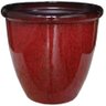 Vaso Decorativo para Plantas Grandes Auto Brilho para Sala (liso/terrracota) - 3