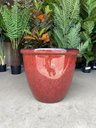 Ver imagem 7 de Vaso Decorativo para Plantas Grandes Auto Brilho para Sala (liso/terrracota)