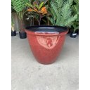 Ver imagem 5 de Vaso Decorativo para Plantas Grandes Auto Brilho para Sala (liso/terrracota)