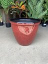 Ver imagem 5 de Vaso Decorativo para Plantas Grandes Auto Brilho para Sala (liso/terrracota)