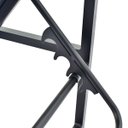 Ver imagem 4 de Espreguiçadeiras Alumínio e Tela Sling Amélia Braços de Madeira + Mesa Lateral Ripada - Preto