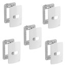 Ver imagem 1 de Kit C/5 Placa e Suporte 4x2" 1 Posição Compose Branco