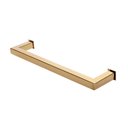 Ver imagem 1 de Porta Toalha Toalheiro de Rosto Banheiro 35cm em Aço Inox Dourado Linha Larissa Stainless