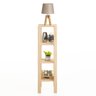Estante Multiuso Torre Natural & Colors 4 prateleiras Natural - 4
