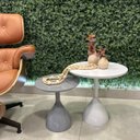 Ver imagem 3 de Conjunto Mesa Lateral Flare em Laca Lateral Flare Personal Art Design