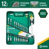 Jogo Chave Combinada Catraca Speedy 8 A 19mm 12 Peças Sata - 3