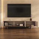 Ver imagem 6 de Rack Sala Fendi Moderno 184 cm Madeira TV 75 Cashmere 3 Portas Arto Idimex