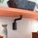 Ver imagem 2 de Sifão Copo Blukit de Parede Extensivo para Lavatório Preto