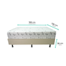 Cama Box Casal Padrão Desmontável Nb Suede Bege - 5