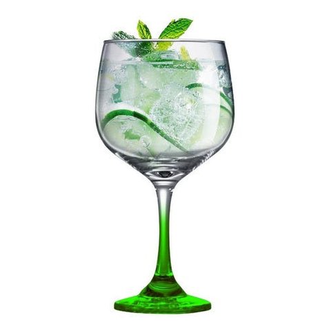 Kit 2 Taças de Gin Bicolor - Vidro
