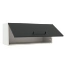 Ver imagem 5 de Armário de Cozinha Aéreo 80 cm 1 Porta Basculante Branco/Preto Agata Madesa