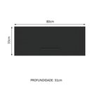 Ver imagem 3 de Armário de Cozinha Aéreo 80 cm 1 Porta Basculante Branco/Preto Agata Madesa