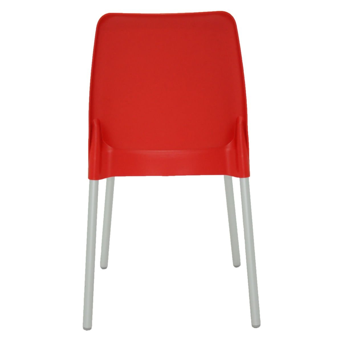 Cadeira Tramontina Vanda em Polipropileno Vermelho com Pernas de Alumínio - 6