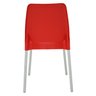 Cadeira Tramontina Vanda em Polipropileno Vermelho com Pernas de Alumínio - 6