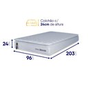 Ver imagem 3 de Colchão Luanda Espuma D28 Solteirão 96x203x24 King House