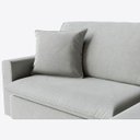 Ver imagem 3 de Sofá Cama Bélgica Retrátil e Reclínável 2,70m em Linho Diamond Premium Cinza Claro - Home Mobily