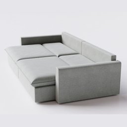 Sofá Cama Bélgica Retrátil e Reclínável 2,70m em Linho Diamond Premium Cinza Claro - Home Mobily - 8
