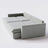 Sofá Cama Bélgica Retrátil e Reclínável 2,70m em Linho Diamond Premium Cinza Claro - Home Mobily - 8