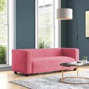 Ver imagem 1 de Sofá Namoradeira Amsterdam 1,40m Suede Pink - Inova Decorações