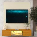 Ver imagem 6 de Estante Home para TV até 75 Polegadas 153cm com Porta Reflecta LED 100% MDF Lumi