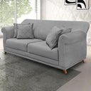 Ver imagem 2 de Sofa 3 Lugares Retro Polo 200cm com Almofada Veludo 2938 Ezz 2938