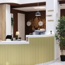 Ver imagem 2 de Painel Ripado em Placa 100x0,15cm (10,5m²) PVC + 20 Cantoneiras Bege Bariri