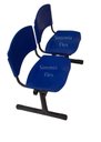 Ver imagem 2 de Longarina Iso 02 Lugares - Igrejas - Recepção - Consultórios - Azul