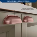 Ver imagem 7 de Cozinha Completa Americana Texas 11 Portas 2 Gavetas com Rodapé Griss - Pnr Móveis