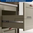 Ver mais imagens de Cozinha Completa Americana Texas 11 Portas 2 Gavetas com Rodapé Griss - Pnr Móveis
