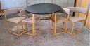 Ver imagem 7 de Mesa de Jantar Minimalista com 4 Cadeiras Compacta 100cm