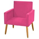 Ver imagem 1 de Poltrona Decorativa Nina Suede Pink