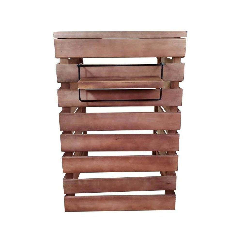 Porta Botijão de Gás Móvel Aparador para Cozinha + Porta Condimentos - 7