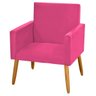 Poltrona Nina suede pink para penteadeira - 1