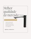 Ver imagem 7 de Torneira Banheiro Preta Baixa Atenas 100% Metal Premium Quente e Frio