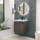 Ver imagem 1 de Gabinete Banheiro Armario 100% Mdf com Cuba - Cremona Munique 40 Cm