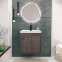 Ver imagem 5 de Gabinete Banheiro Armario 100% Mdf com Cuba - Cremona Munique 40 Cm