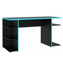 Ver imagem 7 de Mesa para Computador Gamer Madesa 9409 Preto Preto/azul Cor:preto/azul