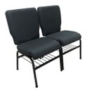 Ver imagem 4 de Cadeira com Prateleira para Igrejas Cinza