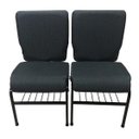 Ver imagem 2 de Cadeira com Prateleira para Igrejas Cinza