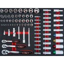 Ver imagem 7 de Carrinho de Ferramentas 266 Peças e 7 Gavetas Cromo Vanádio