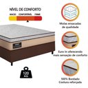 Ver imagem 3 de Cama Box Casal Queen Gazin Colchão Molas Ensacadas Maximus